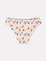 Jadea 6604 slip in cotone fantasia mista rosa serie alba
