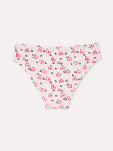 Jadea 6607 slip in cotone fantasia mista bianco serie bacio
