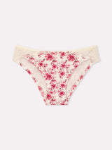 Jadea 6610 slip in cotone fantasia floreale seta serie desiderio
