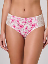 Jadea 6612 slip midi in cotone fantasia floreale seta serie desiderio

