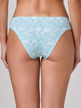 Jadea 6613 slip in cotone stampa effetto pizzo tiffany serie meraviglia
