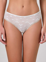 Jadea 6616 slip in cotone motivo floreale avena serie dolcezza
