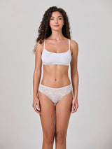 Jadea 6616 slip in cotone motivo floreale avena serie dolcezza
