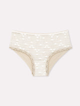 Jadea 6618 slip midi in cotone motivo floreale avena serie dolcezza
