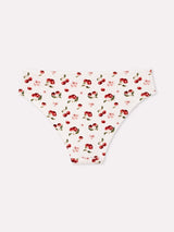 Jadea 6622 slip in cotone fantasia ciliegie bianco serie gioia
