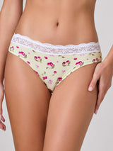 Jadea 6622 slip in cotone fantasia ciliegie mais serie gioia

