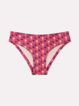 Jadea 6625 slip in cotone a fantasia mista fucsia serie abbraccio
