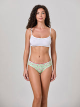 Jadea 6625 slip in cotone a fantasia mista menta serie abbraccio
