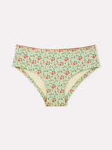 Jadea 6627 slip midi in cotone a fantasia mista menta serie abbraccio
