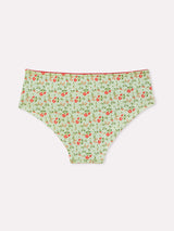 Jadea 6627 slip midi in cotone a fantasia mista menta serie abbraccio
