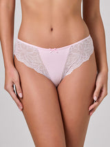 Jadea 6632 slip in cotone e pizzo floreale confetto serie diana 