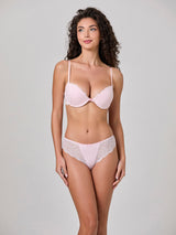 Jadea 6632 slip in cotone e pizzo floreale confetto serie diana 