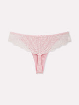 Jadea 6634 perizoma in cotone e pizzo confetto serie diana 