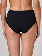 Jadea 6635 slip midi in cotone e pizzo nero serie diana