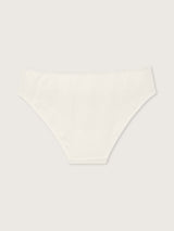 Jadea 6636 slip in cotone e pizzo trasparente latte serie alma 