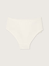 Jadea 6639 slip midi in cotone e pizzo trasparente latte serie alma 