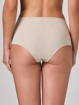 Jadea 6643 slip midi in pizzo e cotone avena serie ophelia