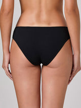 Jadea 6644 slip in cotone e pizzo floreale nero serie clio