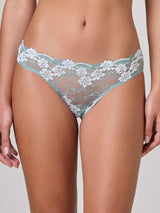 Jadea 6648 slip in cotone e pizzo floreale ardesia serie beatrice 