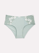 Jadea 6651 slip midi in cotone e pizzo ardesia serie beatrice
