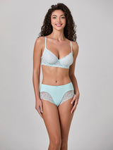Jadea 6655 slip midi in cotone e pizzo tiffany serie giulietta