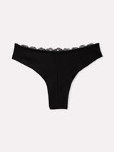 Jadea 6657 brasiliana in cotone e pizzo nero serie minerva
