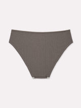 Jadea 6660 slip in cotone elasticizzato a costine fango