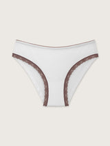 Jadea 6660 slip in cotone elasticizzato a costine panna