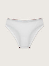 Jadea 6660 slip in cotone elasticizzato a costine panna
