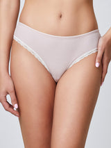 Jadea 6660 slip in cotone elasticizzato a costine rosa

