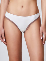 Jadea 6661 Brasiliana in cotone elasticizzato a costine panna
