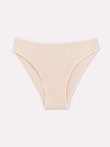 Slip in cotone bielastico (3 pezzi) cipria