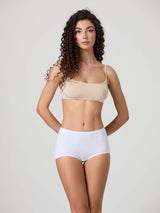 Bi-elastic cotton culottes (3 pieces)