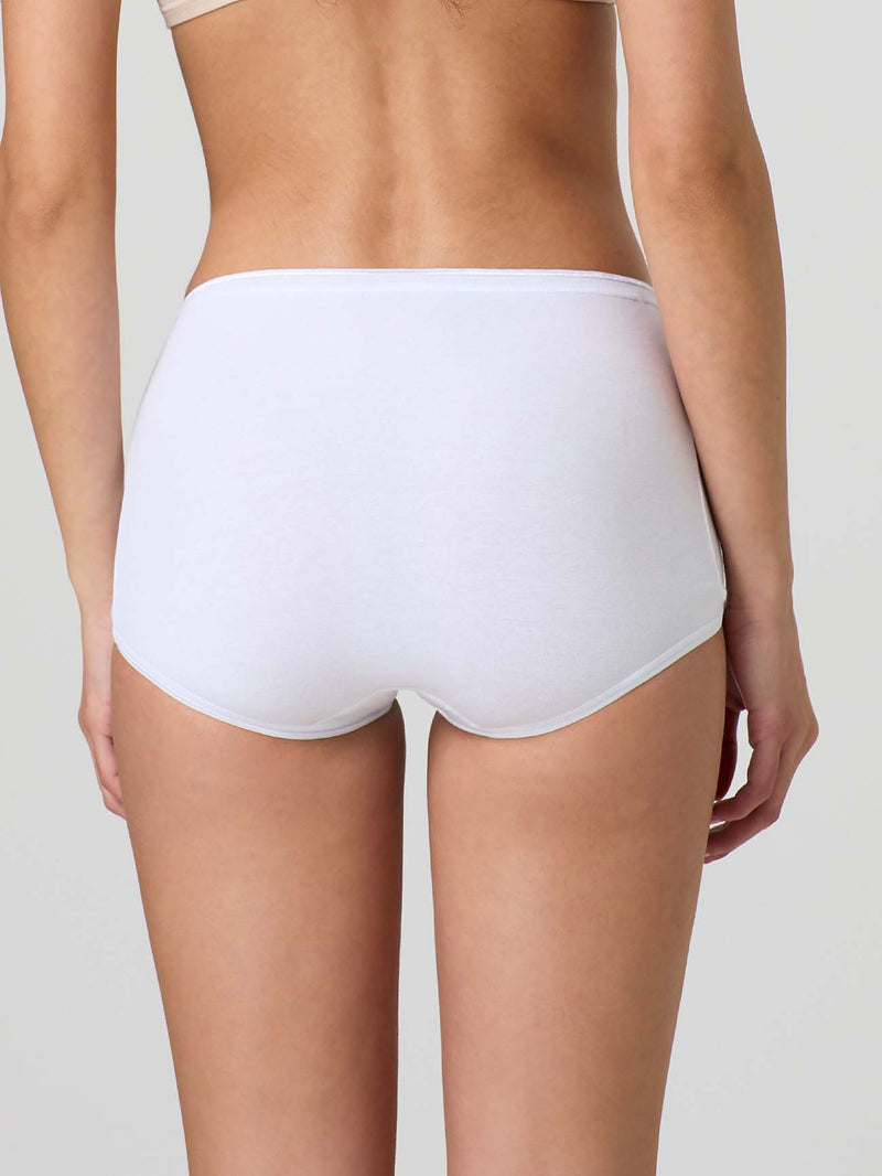 Bi-elastic cotton culottes (3 pieces)