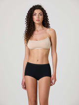 Bi-elastic cotton culottes (3 pieces)