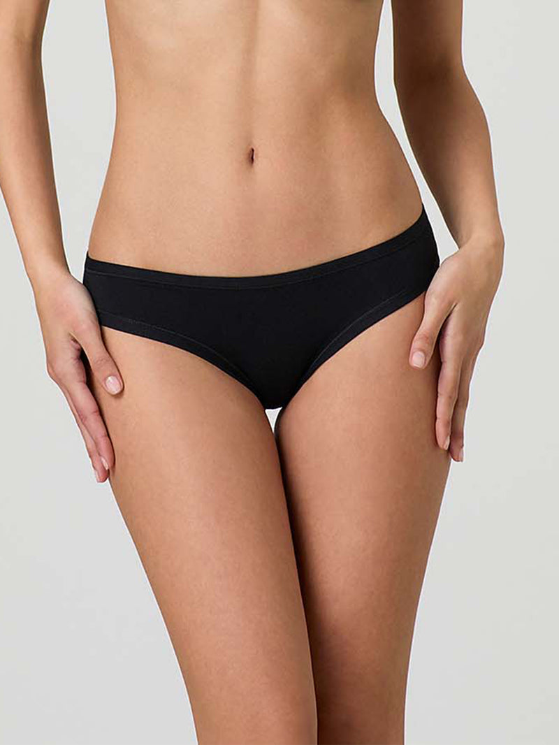 Low-waisted briefs in cotton modal