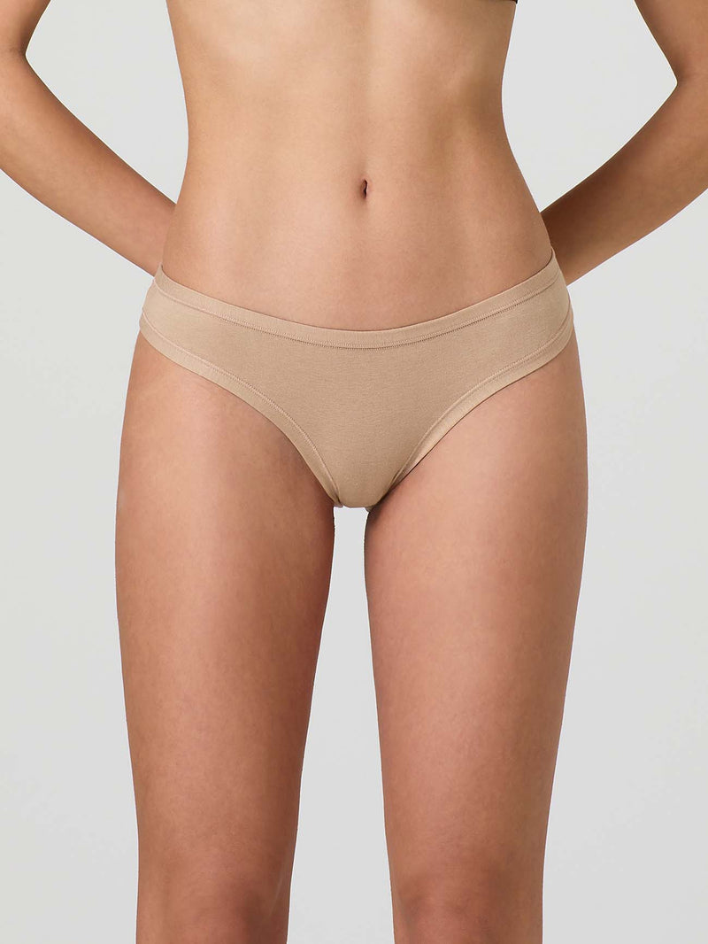 Low-waisted briefs in cotton modal