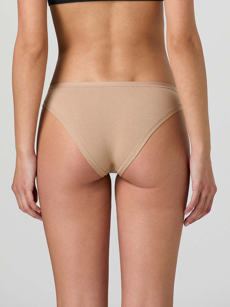 Low-waisted briefs in cotton modal