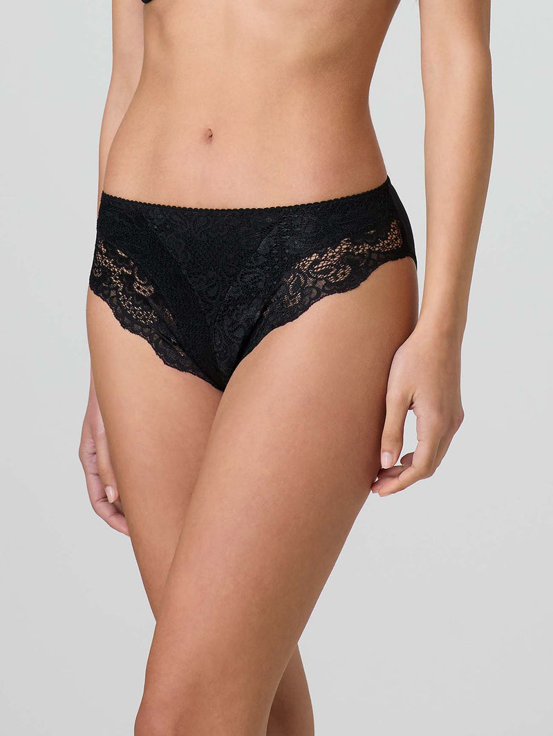 Modal cotton briefs and front lace
