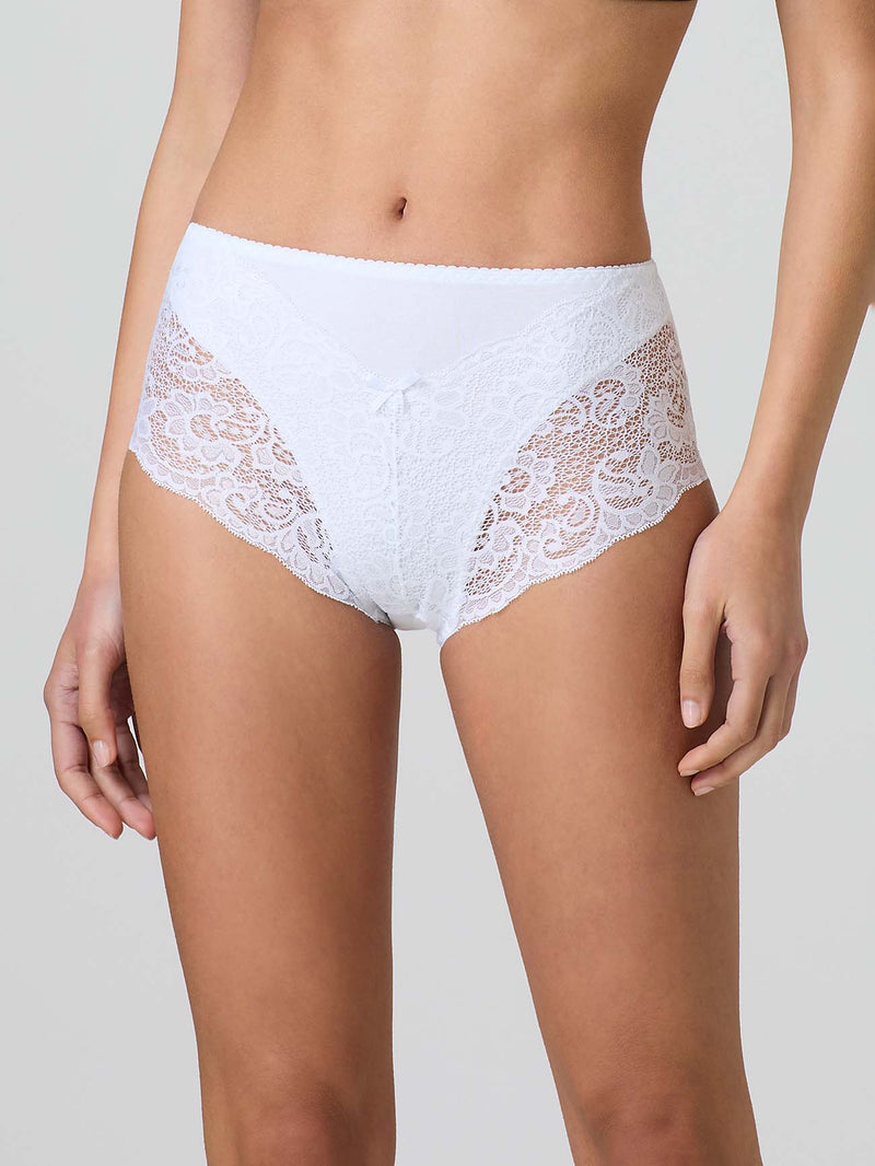 Midi in modal cotton and lace