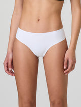 Laser cut briefs with lace on the back