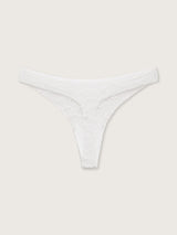 Jadea 8022 perizoma in pizzo taglio laser bianco