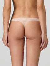 Jadea 8022 perizoma in pizzo taglio laser cipria