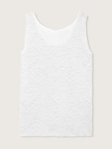 Jadea 8024 canotta donna in pizzo taglio laser bianco