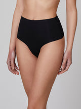 Jadea 8025 perizoma vita alta taglio laser nero