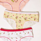 Jadea 803 slip bimba cotone elasticizzato fantasia libellula giallo 
