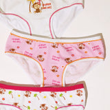 Jadea 810 slip bimba cotone elasticizzato fantasia scimmietta rosa
