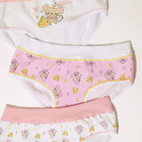Jadea 816 slip bimba fascia alta cotone elasticizzato fantasia topolina rosa
