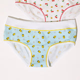 Jadea 820 slip bimba fascia alta cotone elasticizzato fantasia frutta 
