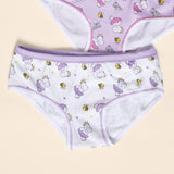 Jadea 834 Slip bimba in morbido cotone elasticizzato con fantasia ippopotamo 
